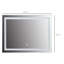 Miroir de salle de bain 32 po x 24 po lumineux à DEL, miroir de meuble-lavabo mural avec mémoire à intensité variable, imperméable, horizontalement ou verticalement