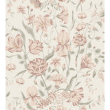 Huset I Solen Floral Wallpaper Roll by Sandberg