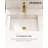  Tinian Single-Hole Faucet with Pop-Up Drain, Single-Handle Modern Bathroom Sink Faucet in Brushed Gold-115657409