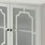 Console blanche avec 2 portes