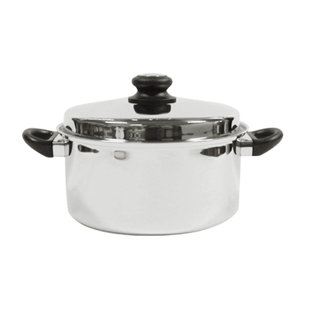 Lynns Saturn 300F 5.5 Quarts Stainless Steel Round Dutch Oven