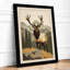 Dignified Elk Rustic - Framed Print-1984165998-1984165986