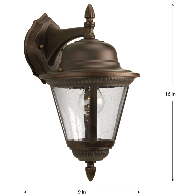 Lanterne murale d'extérieur Rawson, H 16 po x l 9 po