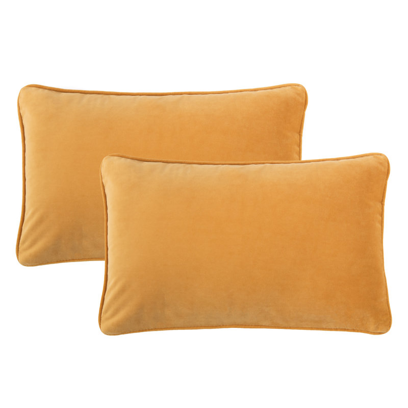 Chanasya Holland Velvet Pillow Cover, Golden