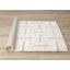 Tapis d'intérieur à poils longs à poils doux beige Rustem-1683497521