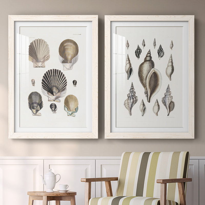 Reproduction encadrée vintage «I-Premium» prête à accrocher, Blanc, H 27,5 po x l 75 po x P 1,5 po