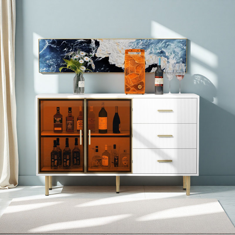 Buffet Modern, Blanc