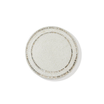 The "Coastal Pearl" Beaded Placemat