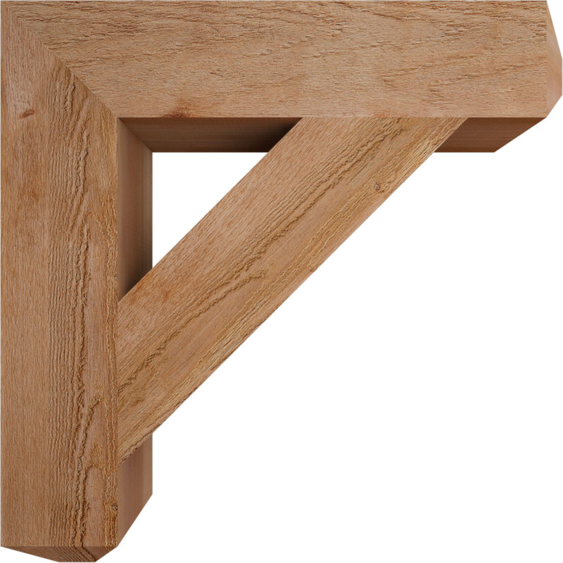 Support pour artisan traditionnel, H 30 po x l 6 po x P 30 po, Cèdre rouge de l'Ouest (scié brut)