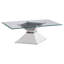 Chrome 3-piece Rectangular Coffee and End Table Set