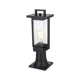 Mogensen 6.5 Inch Outdoor Post Light in Black