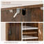 Grande armoire de salle de bain avec 4 tablettes, 2 portes et 1 tiroir-1447610524
