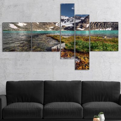 Crystal Clear Creek in Mountains' Photographic Print Multi-Piece Image on Canvas -  East Urban Home, EABO2508 40259105
