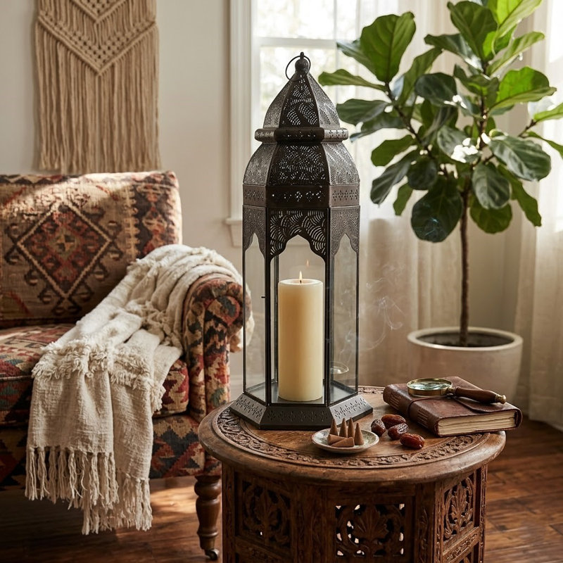 21'' H Tabletop Lantern