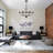 6 - Light Dimmable Wagon Wheel Chandelier-1493655320