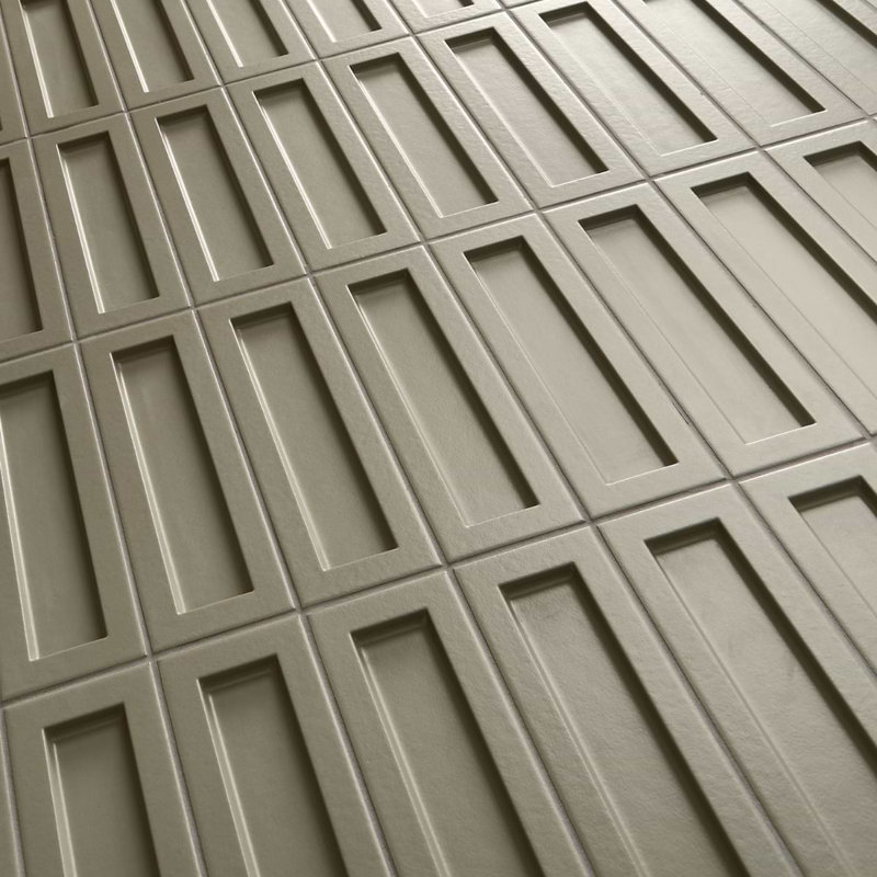 Arlo 3X11 3D Matte Ceramic Wall Tile, Green