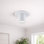 Plafonnier encastré 3-en-1 de 3,5 po Versa pour boîte de jonction, ensemble de rénovation encastré ou découpage 15 W 1200 Lumens 5-CCT sélectionnable 2700-3000-3500-4000-5000K en blanc