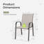 Paquet de 6 chaises de terrasse Terratex-122512361