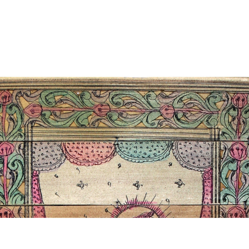 Dashavatara de Vishnu | Peinture à feuilles de palmier | Paata, peinture de l'Orissa