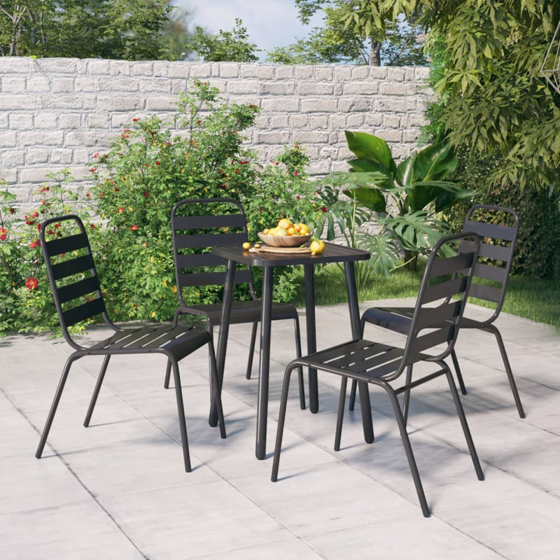 Dandor Square Dining Set, 71cm H x 80cm W x 80cm D, 5 - Pieces