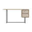 Bureau 2 tiroirs en bois d'acacia naturel