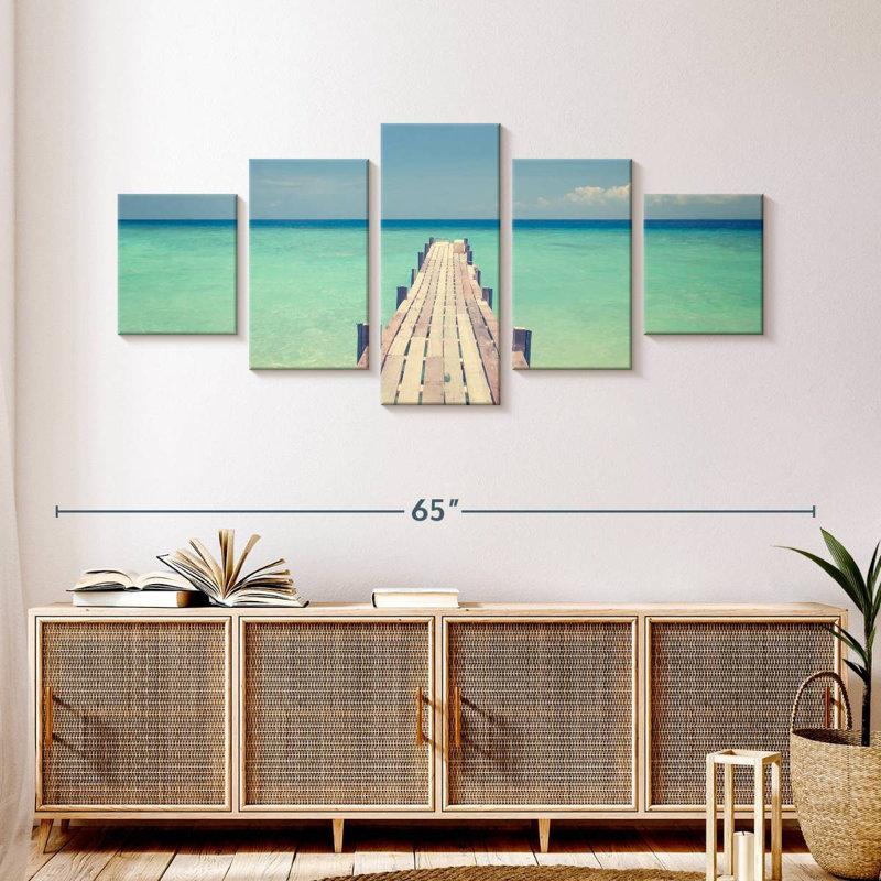 Boardwalk Beach Dock, 24" H x 55" W