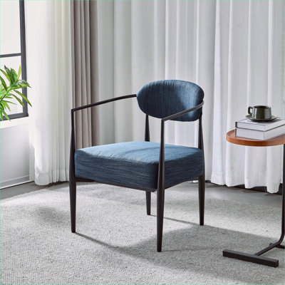 Fauteuil d'appoint rembourré Mid-Century