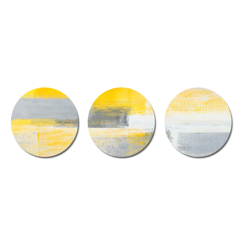 Modern Abstract Wall Decor on Metal