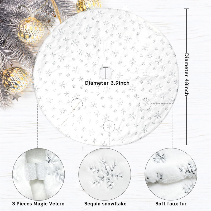 Calana Faux Fur Tree Skirt