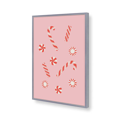 «A Peppermint Christmas By Lathe & Quill», reproduction d'art sur toile