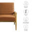 Fauteuil d'appoint en cuir Jensen -101174291-101174290