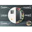 Huldar Glass Flat Wall Mirror-351570237-351570298