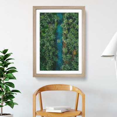 Above Dapa in the Philippines - Picture Frame Graphic Art