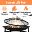 Round Steel Wood Burning Smokeless Fire Pit