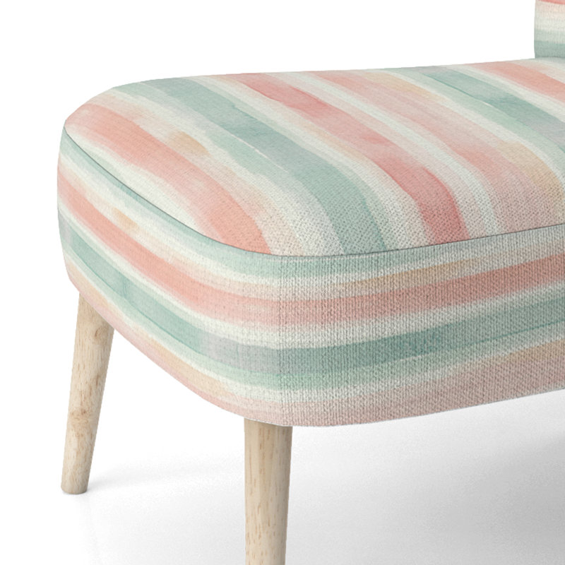 Chaise d'appoint rayée - Calm Stripes, Chaise d'appoint sans accoudoirs