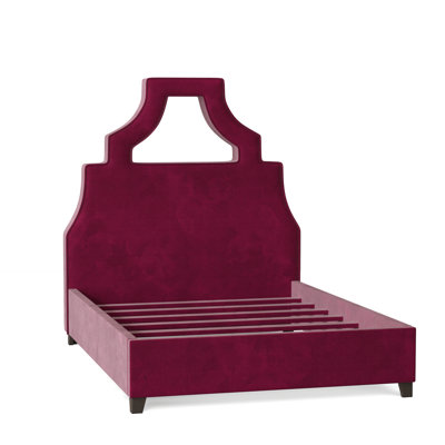 Natalie Upholstered Open-Frame Bed