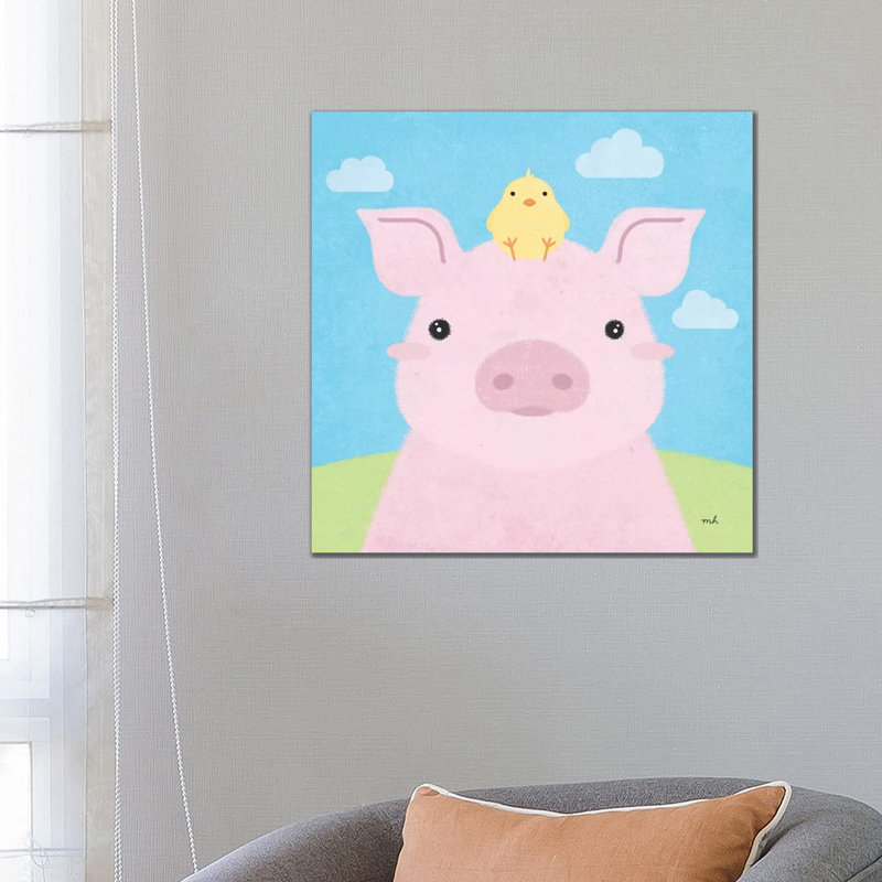 Barn Buddies II by Moira Hershey - Wrapped Canvas Gallery-Wrapped Canvas Giclée, 66.04 cm H x 66.04 cm W x 3.175 cm D