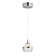 Luminaire suspendu sphère 1 lumière DEL 1 lumière