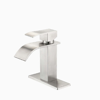 Robinet cascade à poignée simple pour meuble-lavabo
