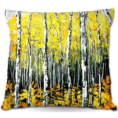 Floral Reversible Throw Pillow