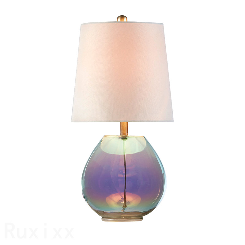 Lampe de table en verre
