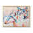 Toile avec cadre flottant brun