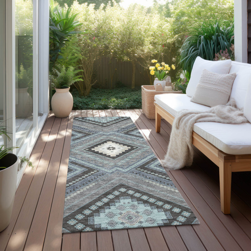 Tapis intérieur / extérieur Chayden Chantille ACN1010, Tapis de couloir 2 pi 3 po x 7 pi 6 po