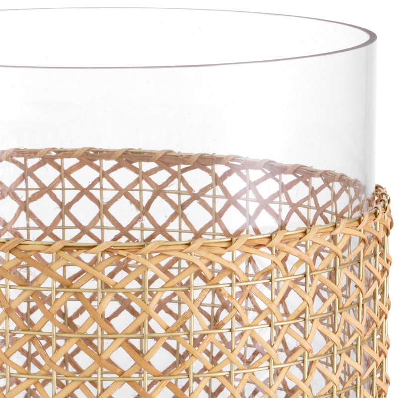 Zimmerman Hurricane Candle Holder, 11.02" H x 9.25" W x 9.25" D