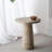 22x22x25.5" Round Side Table with Pedestal Base-107239416
