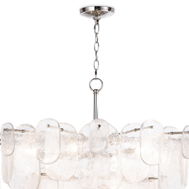 Echo Chandelier, Polished Nickel