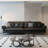Black Genuine Leather Standard Sofa