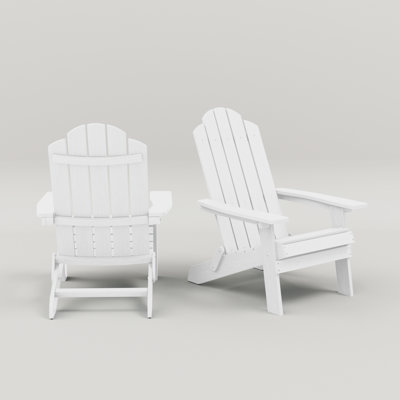 Outdoor Plastic Folding Adirondack Chair