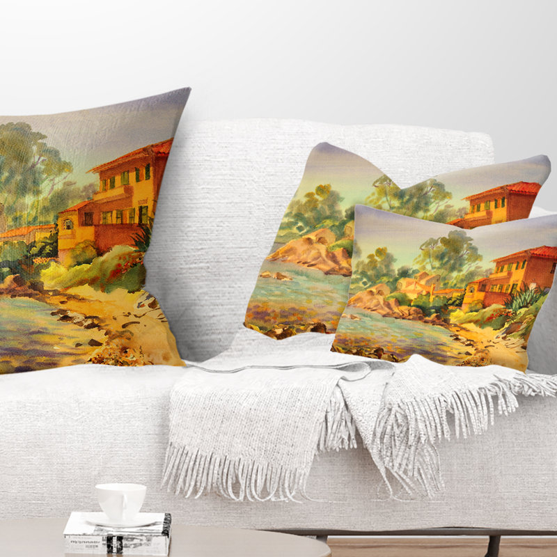 Landscape Throw Pillow, Rectangular, 12" x 20"