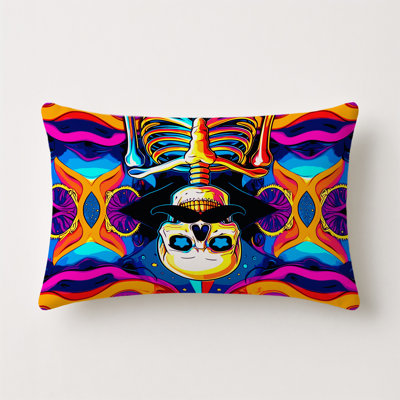 Kaleidoscope Radiance Indoor And Outdoor Pillow